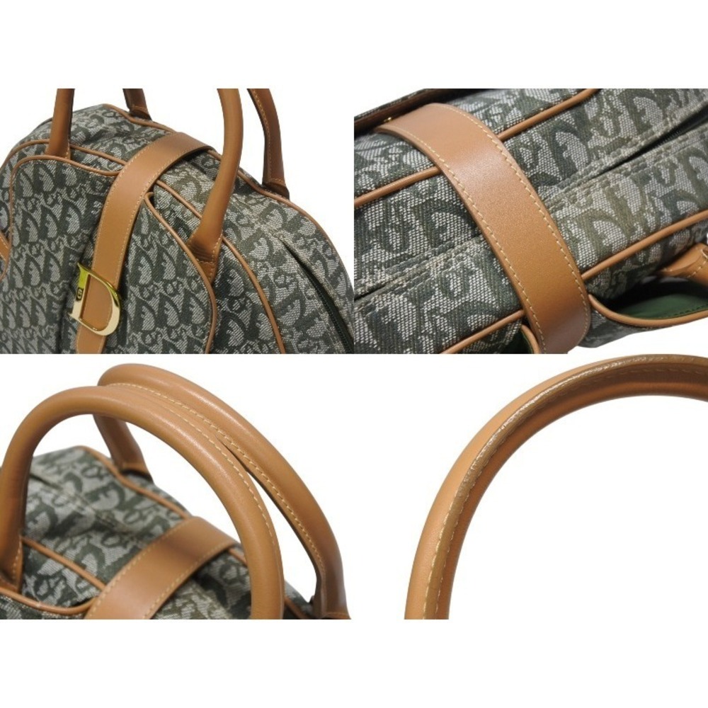 Dior Khaki Saddle Trotter Bag Double Christian - Picture 5 of 9